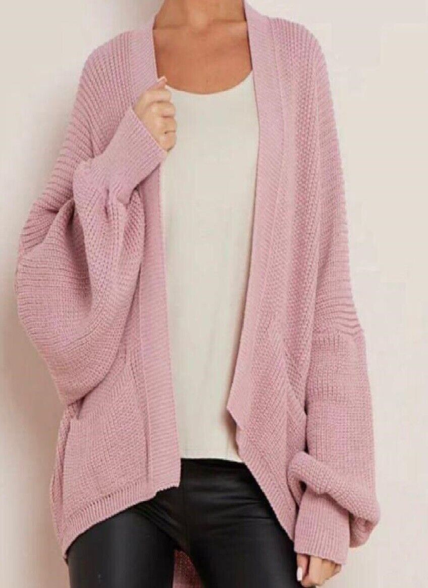 SHORT BALLOON SLEEVE CARDIGAN – NAATSHA CO LTD