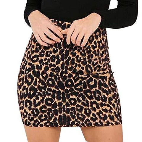 Leopard Mini Skirt