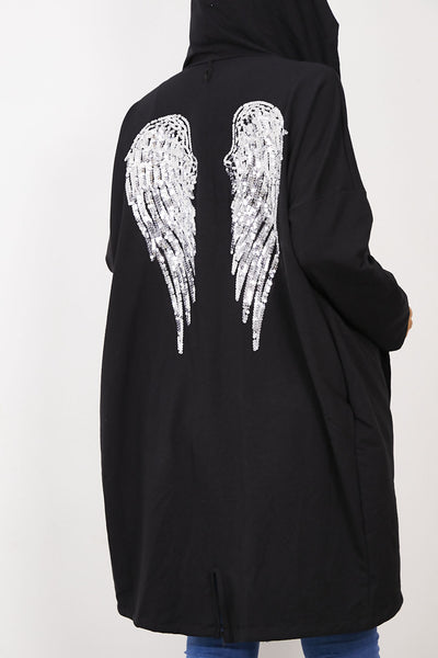 Angel Wing Sequin Jacket