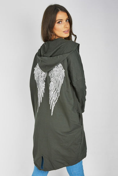 Angel Wing Sequin Jacket
