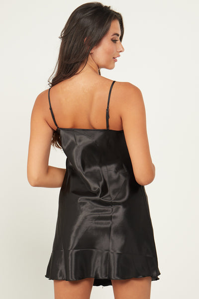 Strappy Satin Cami Dress