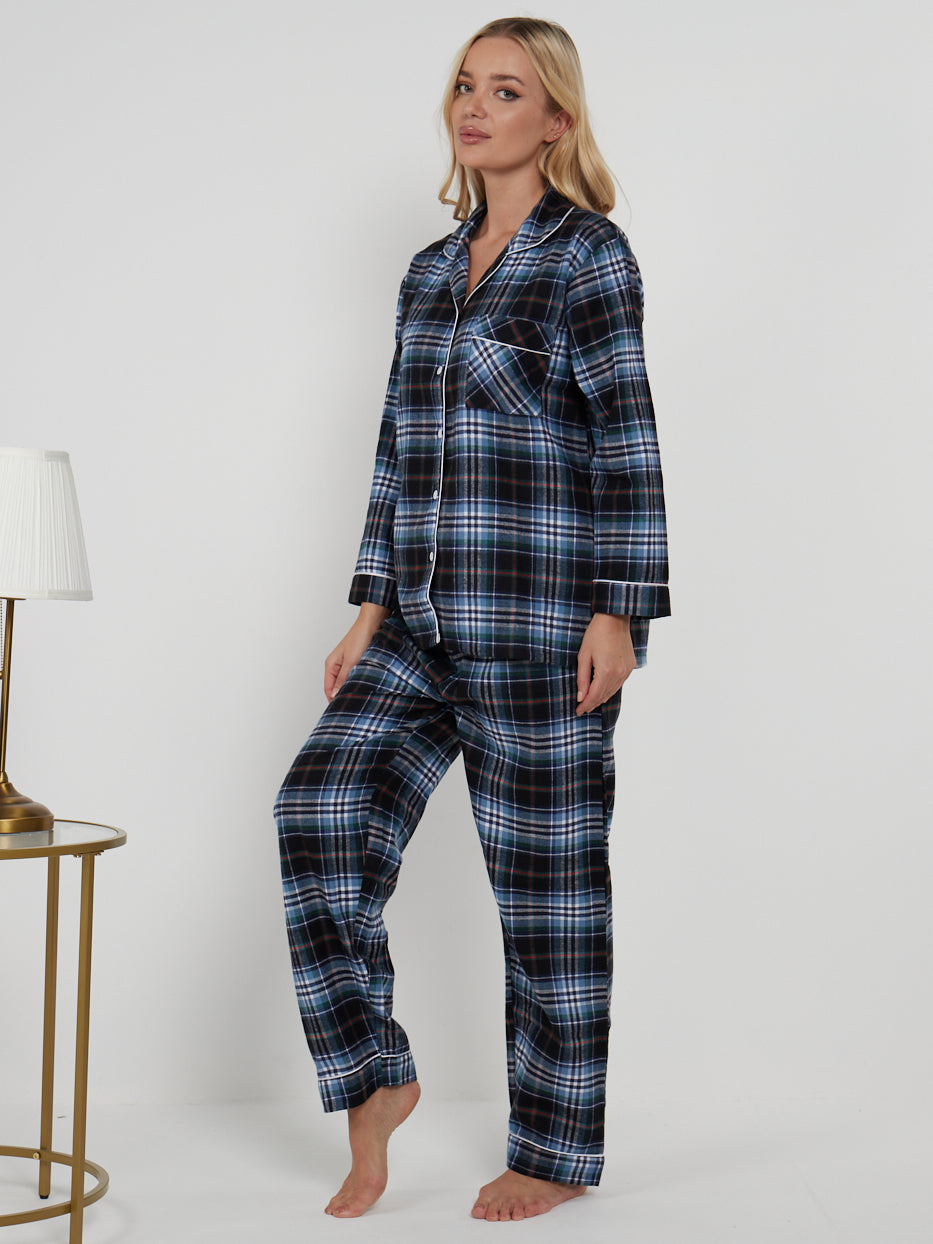Check Winceyette Pyjama Set