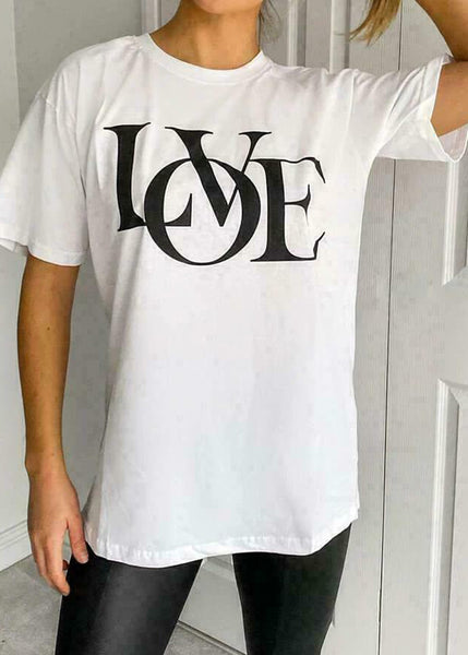 Love Print T-shirt