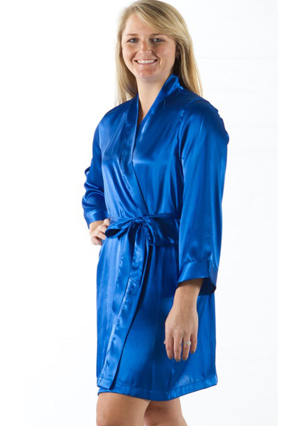 Silk Satin Kimono Robe