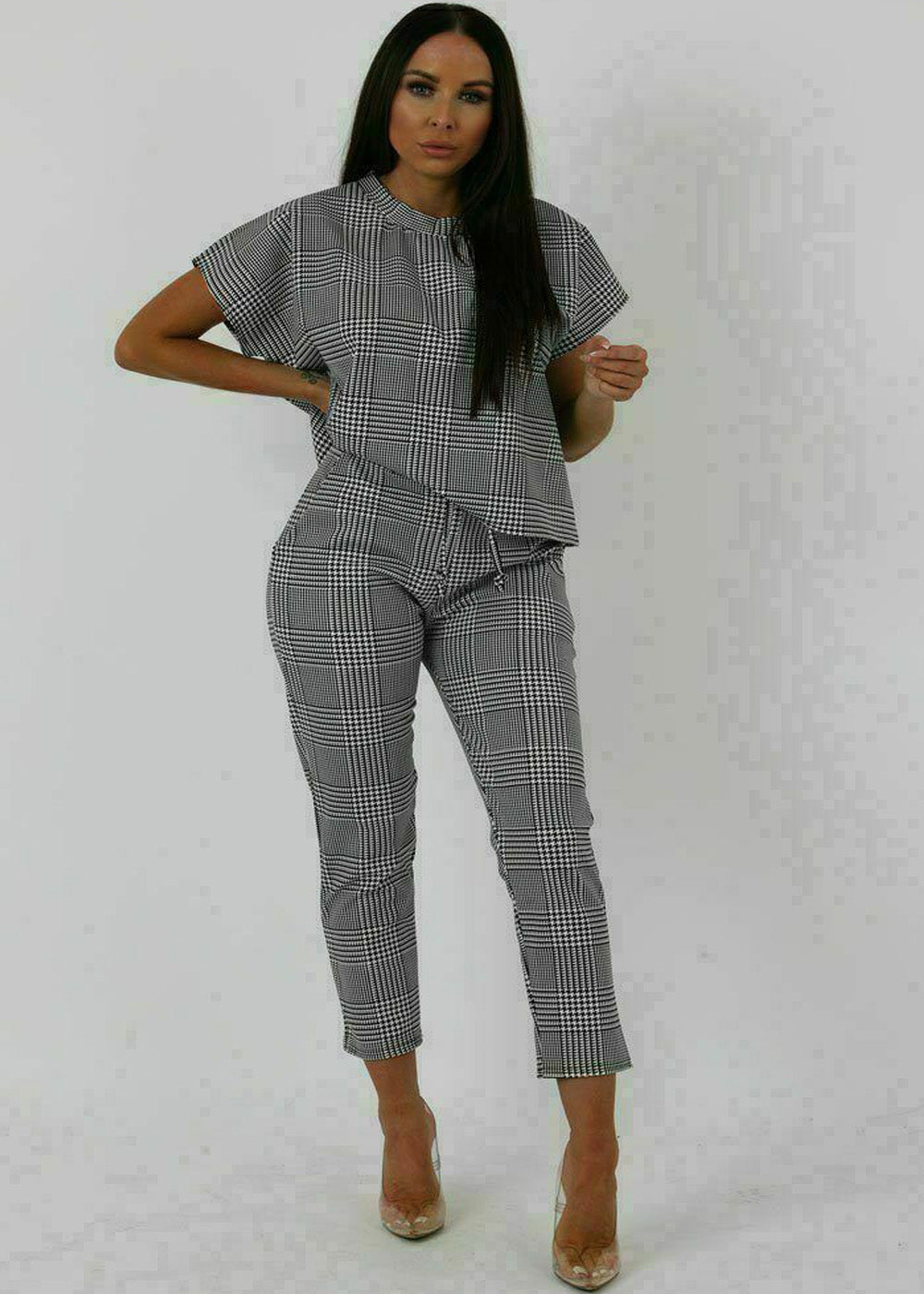 Check Boxy Loungewear Set
