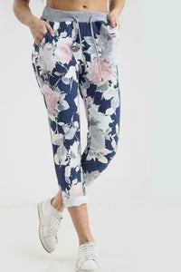 Plus 3/4 Pink Rose Capri Trouser