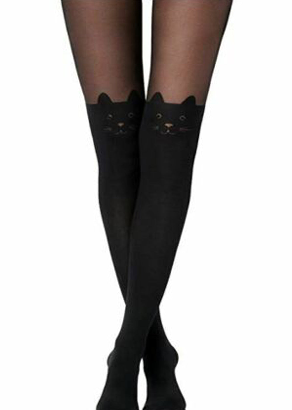 Cat Print Tights